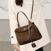 Sac a Main en Daim - Pecan