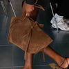 Sac en Daim Marron