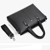Porte Document Simili Cuir Noir