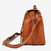 Sac a dos Cartable Cuir Caramel