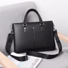 Porte Document Simili Cuir Noir
