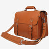 Sac a dos Cartable Cuir Caramel