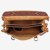Sac a dos Cartable Cuir Caramel