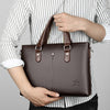 Porte Document Simili Cuir Marron