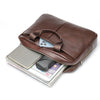 porte documents cuir homme marron