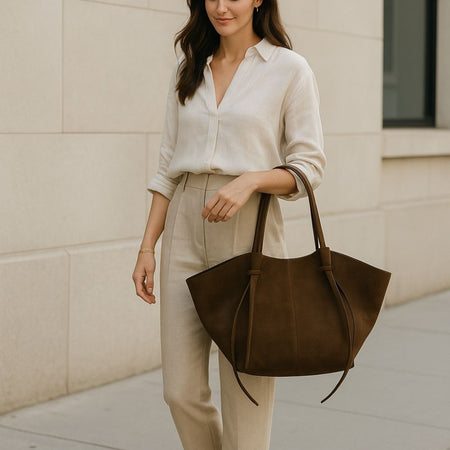 Sac Cabas Daim - Manhattan