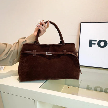 Sac a Main en Daim Marron