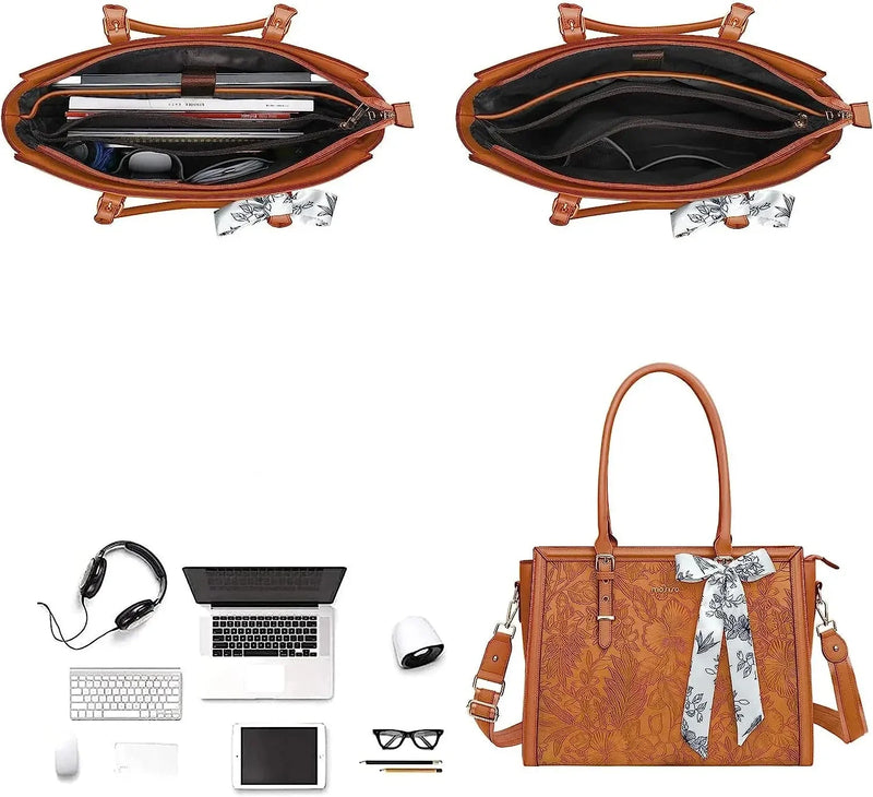 Sac Pour Ordinateur Portable Femme MARRON original