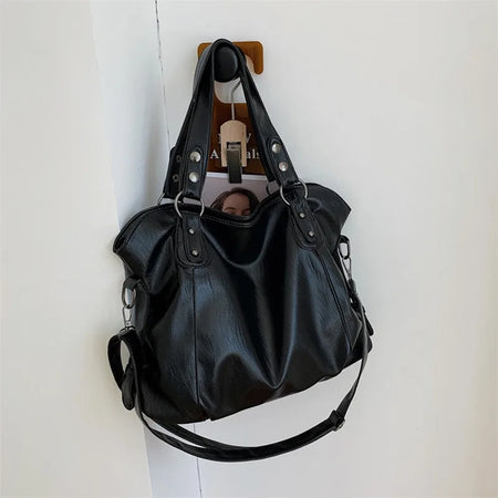 Sac de Cours Noir Femme TENDANCE