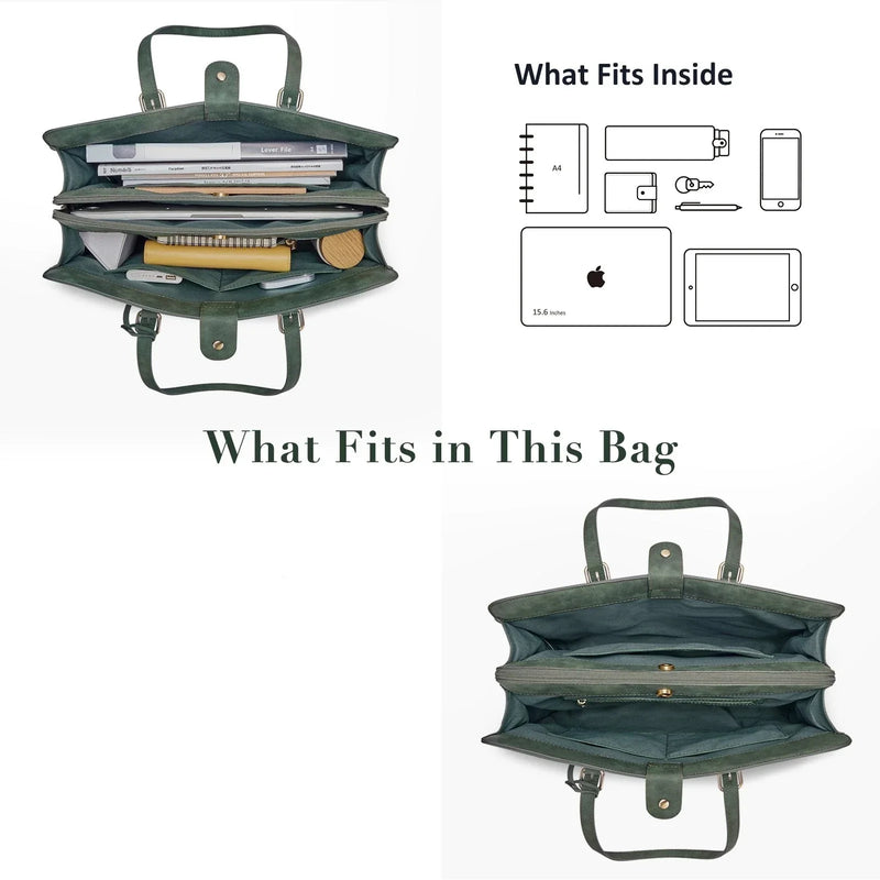 Sac en cuir pour femme sac de travail  luxe