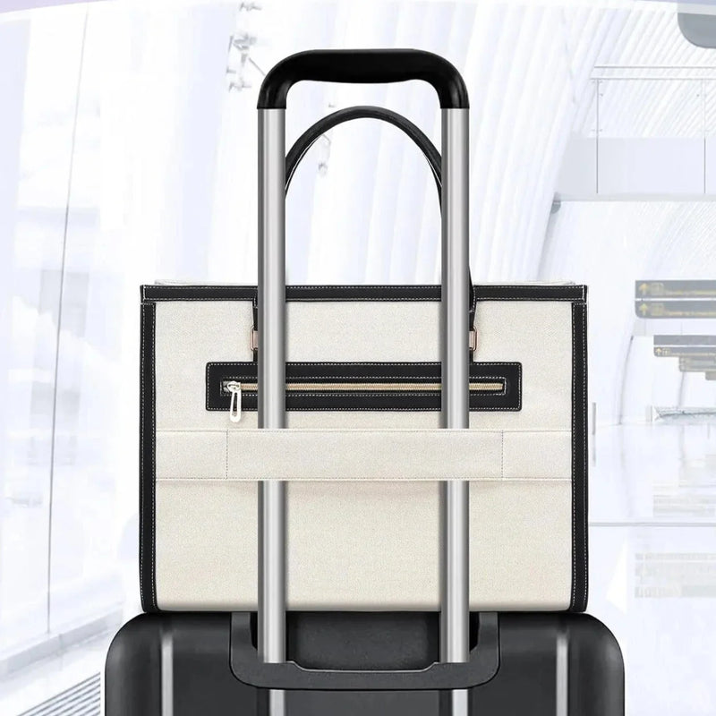 sac de travail élégants blanc ou sac de cours chic