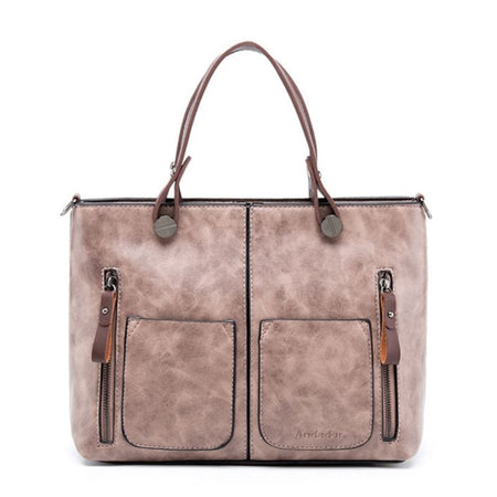 Porte Document Femme Fourre Tout Beige