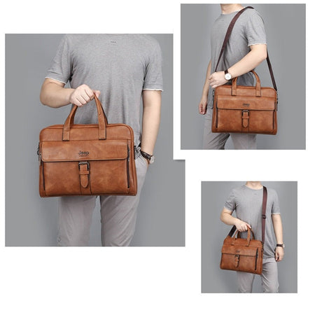 porte document homme ordinateur cuir 