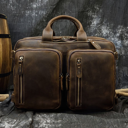 Sacoche Cuir Porte Document Homme