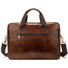 porte document homme en cuir marron