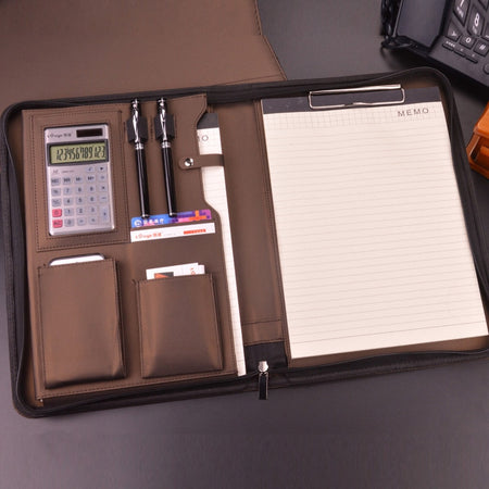 Conférencier A4 Zippé