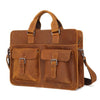 Sacoche Cuir Porte Document Camel