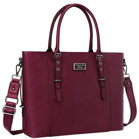 Sac Femme Porte Document Bordeaux