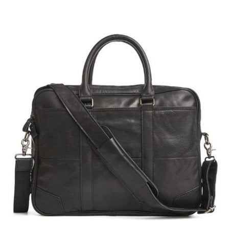 Porte Documents Simili Cuir Noir