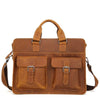 Sacoche Cuir Porte Document Camel