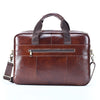 porte document homme en cuir marron