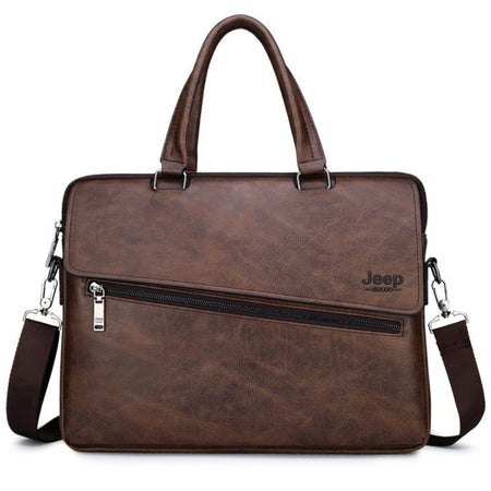 Porte Document En Cuir Homme Marron