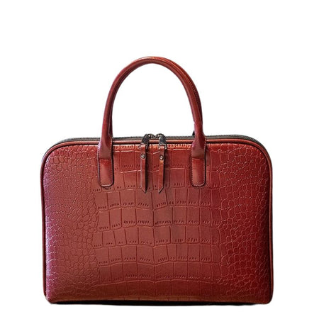 Porte Document Femme Tendance Rouge