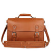 Sac a dos Cartable Cuir Caramel