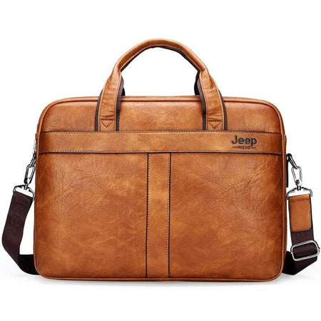 sac porte document camel